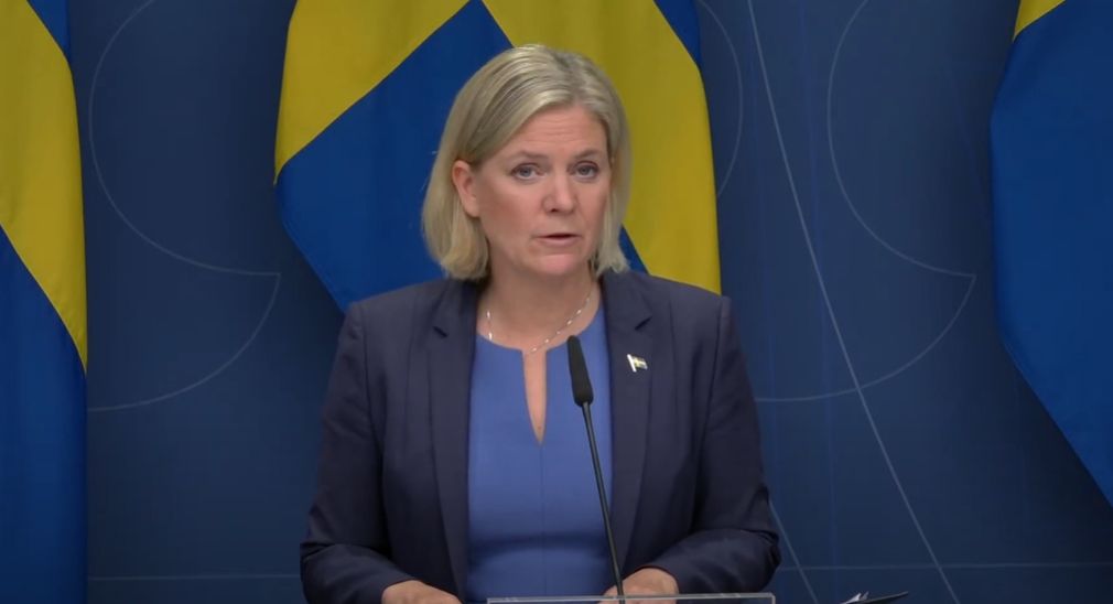 Capture Youtube Premiere Ministre Suede Demission Magdalena Andersson