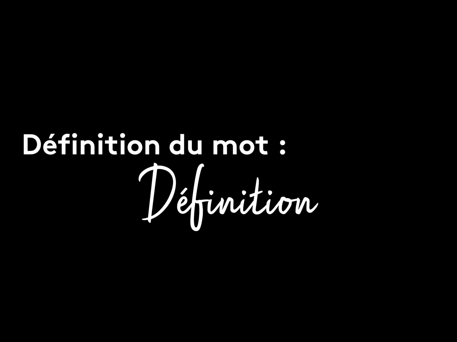 Définition du mot définition Définition mot Plare