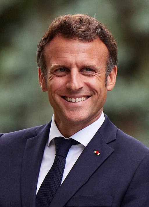 Emmanuel Macron President France Plare