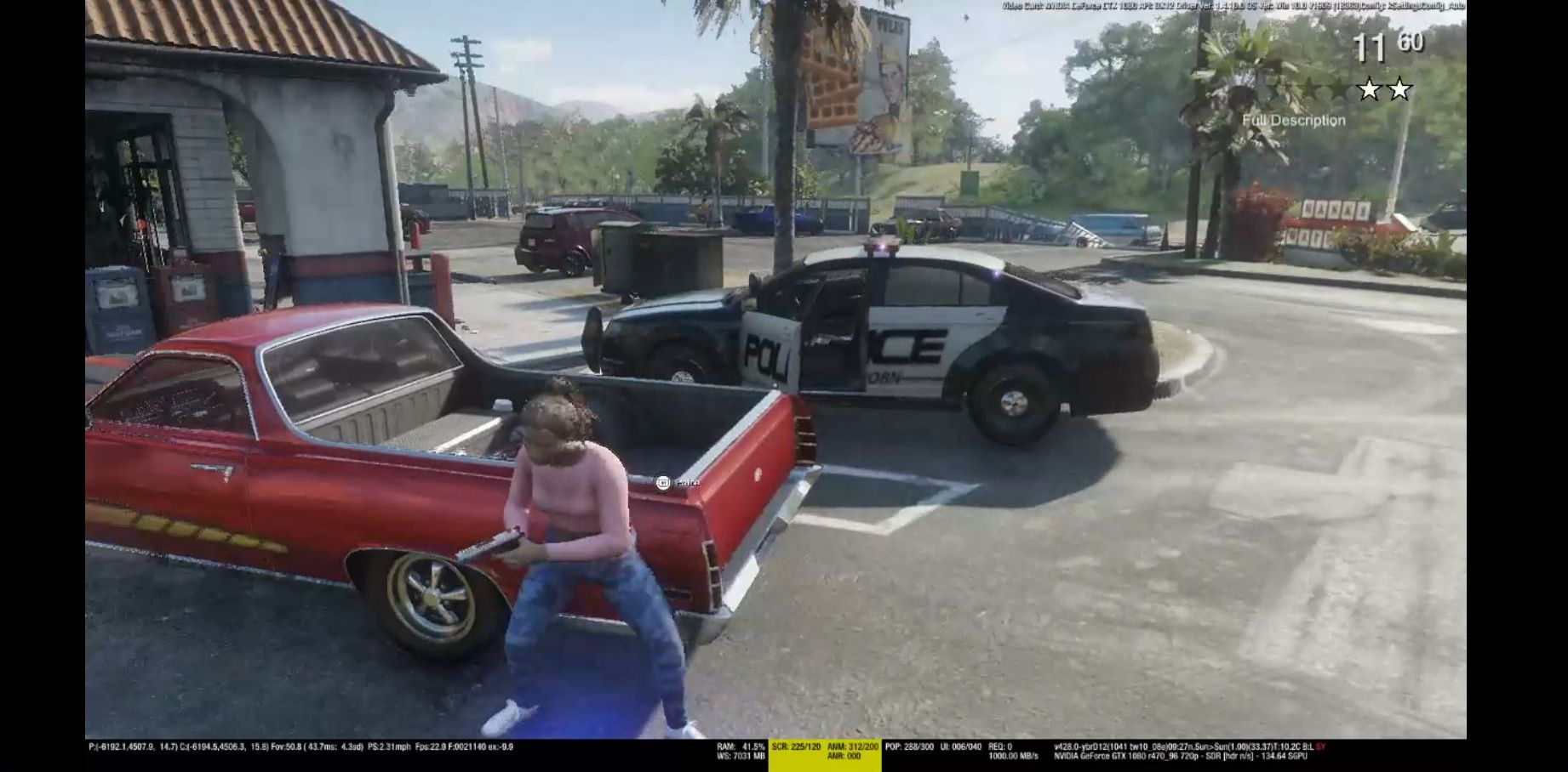 GTA 6 GamePlay GTA VI Tous Droits Réservés Rockstar Games Hack leak fuite Grand Theft Auto Plare