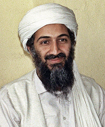 Osama bin Laden portrait oussama ben laden attentants 9.11 11 septembre 2001 traque Plare