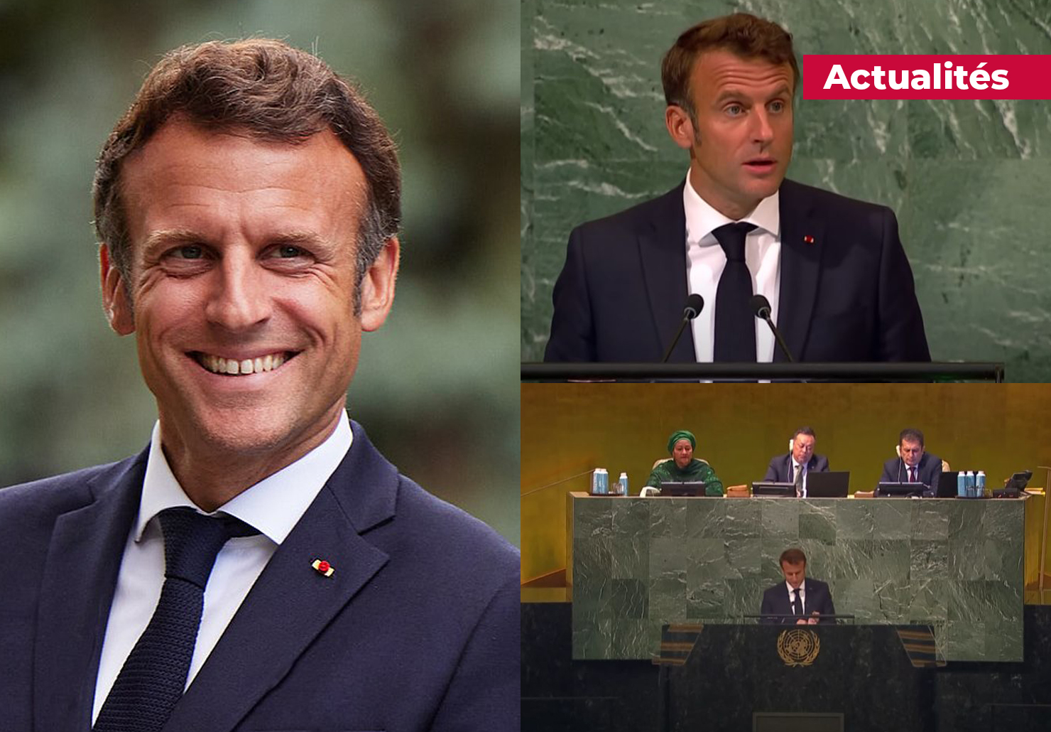 President France Discours Emmanuel Macron monde mettre le maximum de pression sur Poutine Plare