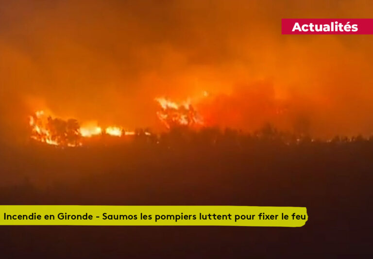 Saumos les pompiers luttent pour fixer le feu Plare