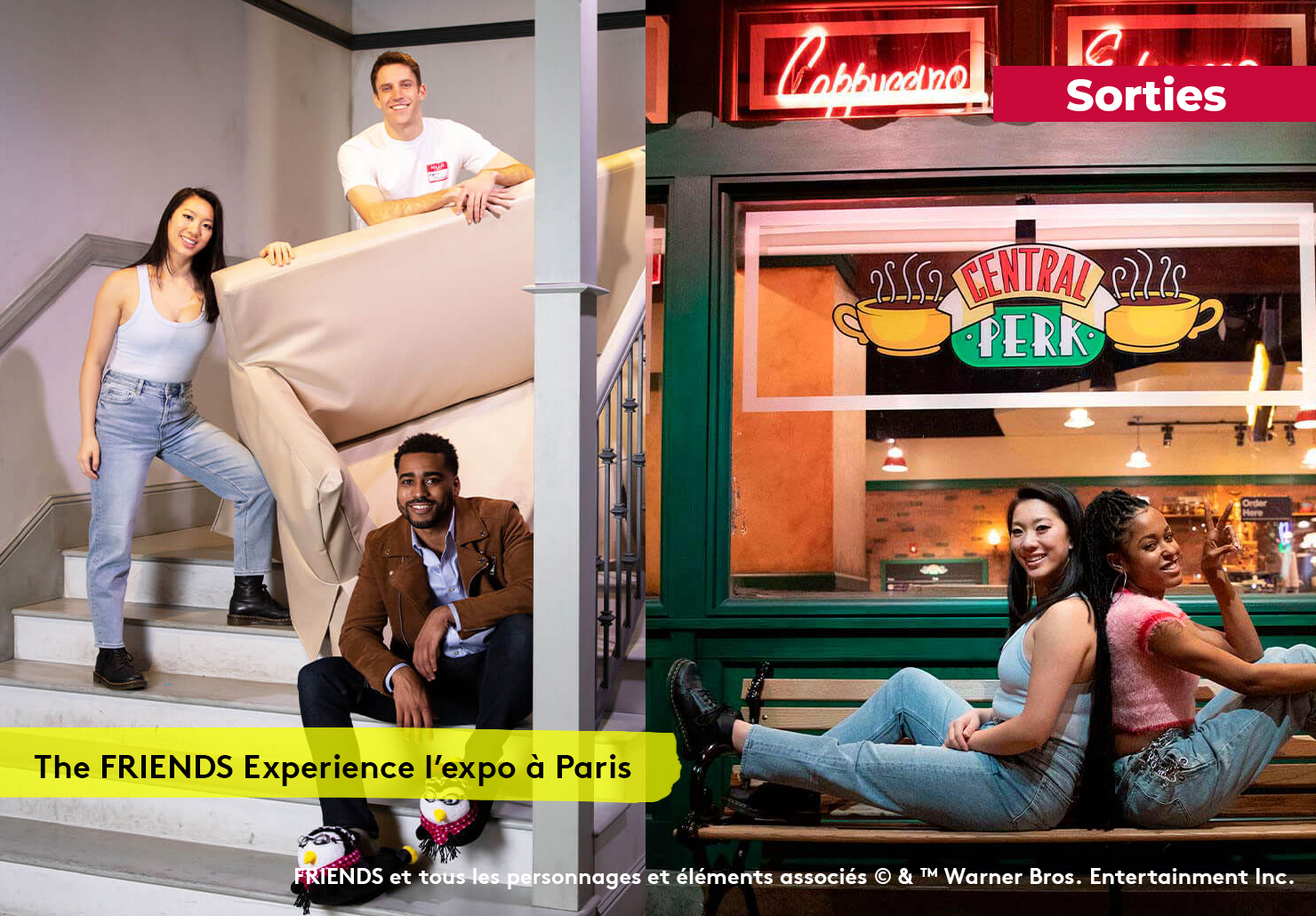 The Friends Experience expo sortie Plare