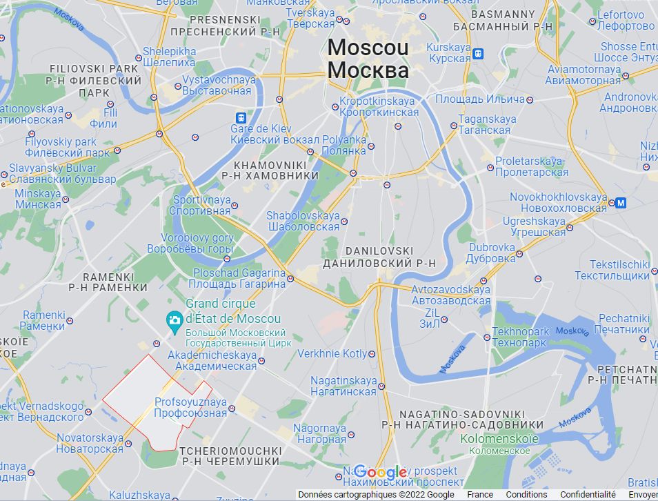 District municipal moscou