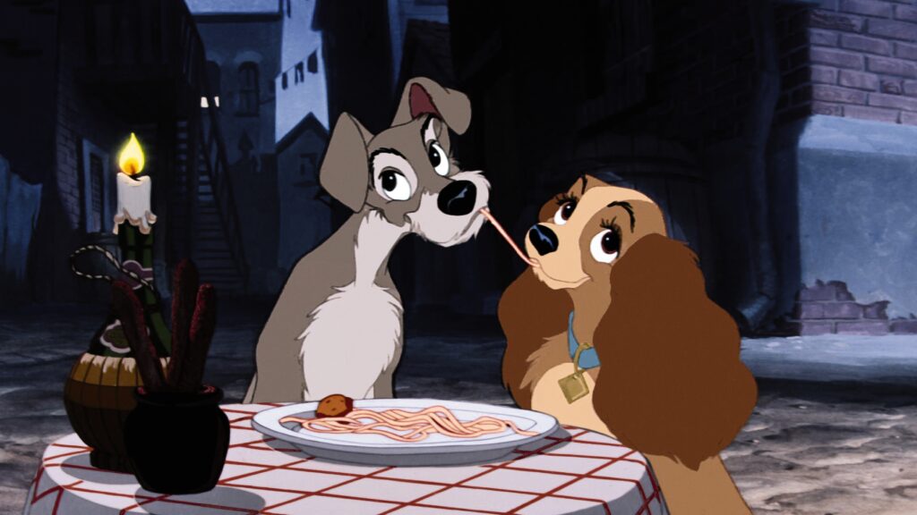 La belle et le clochard Disney classique Plare