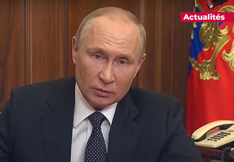 Vladimir Poutine Mobilisation partielle menace nuclaire Plare