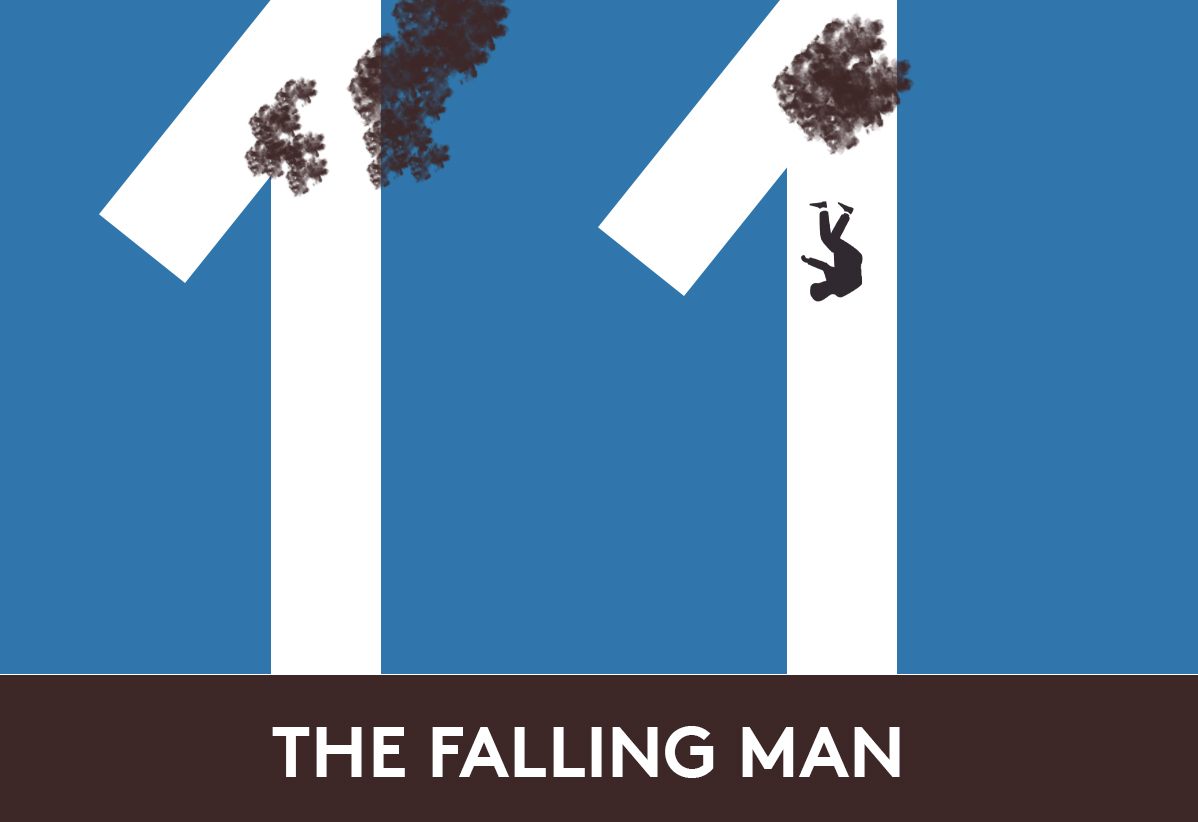WTC Infographie Falling Man Attentats 9.11 septembre 2001 Plare