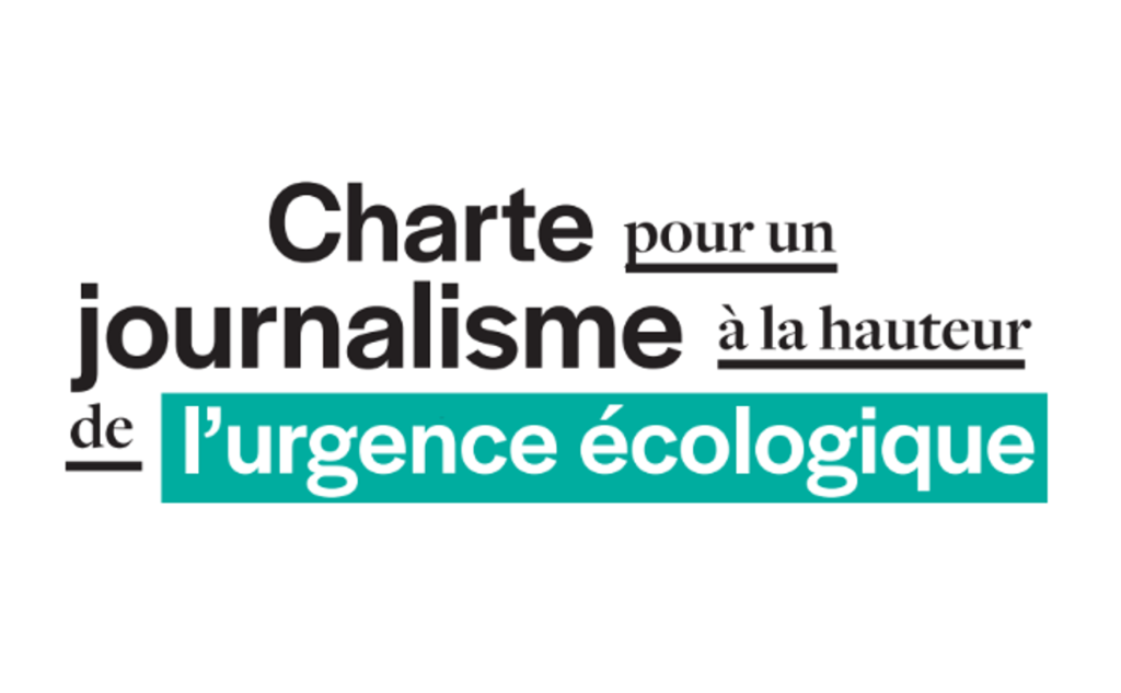 charte journalisme urgence ecologie logo Plare