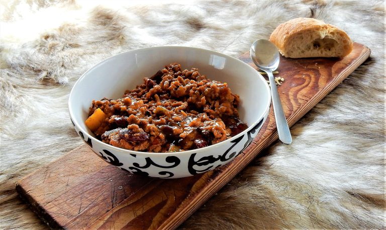 Recette chili con carne viande hachée aux légumes Plare