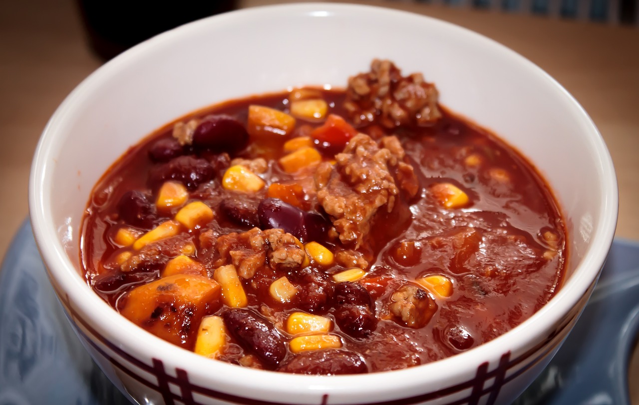 Recette du chili con carne à la viande hachée et aux légumes Plare