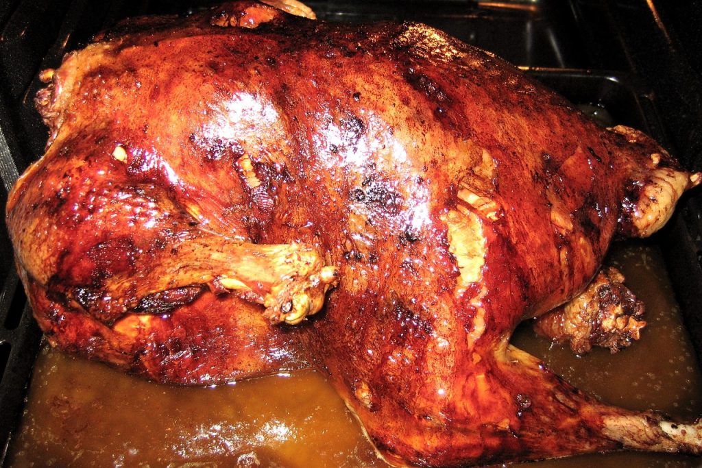 Cuisson dinde aux marrons de noël Plare