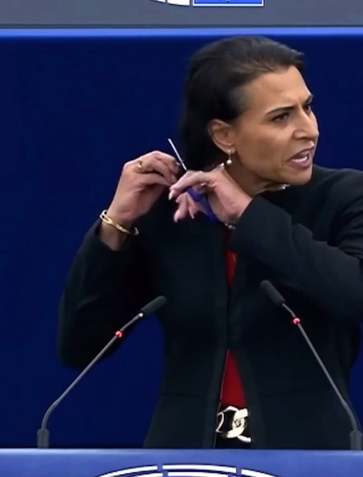 Députée Suédoises se coupent cheveux soutien Iran Plare