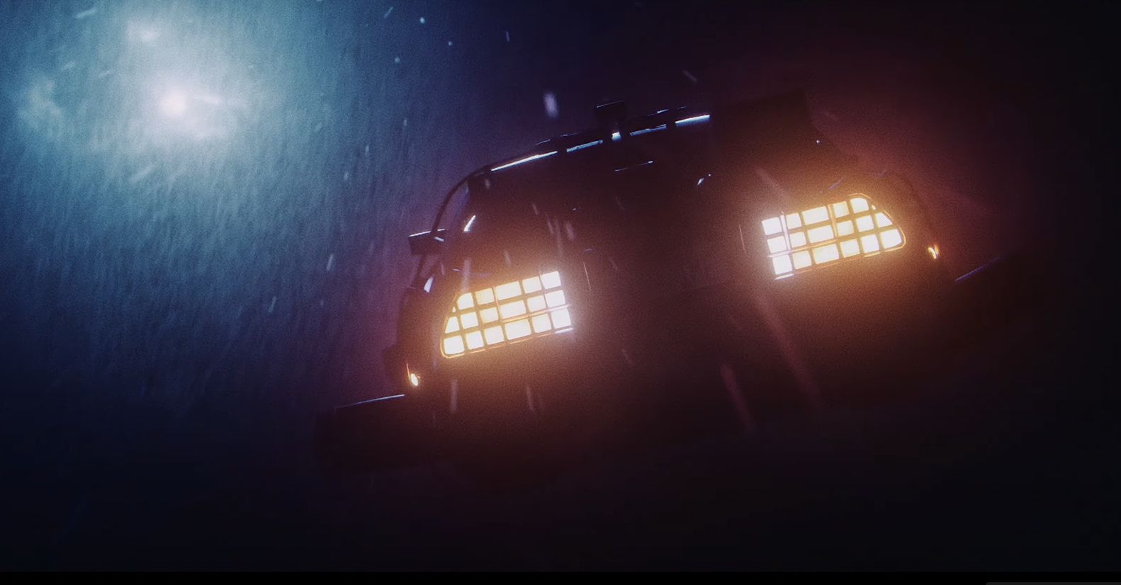 L.E.J Mashup 80s Dolorean Plare