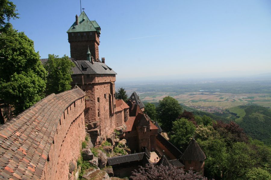 château du haut-koenigsbourg Plare