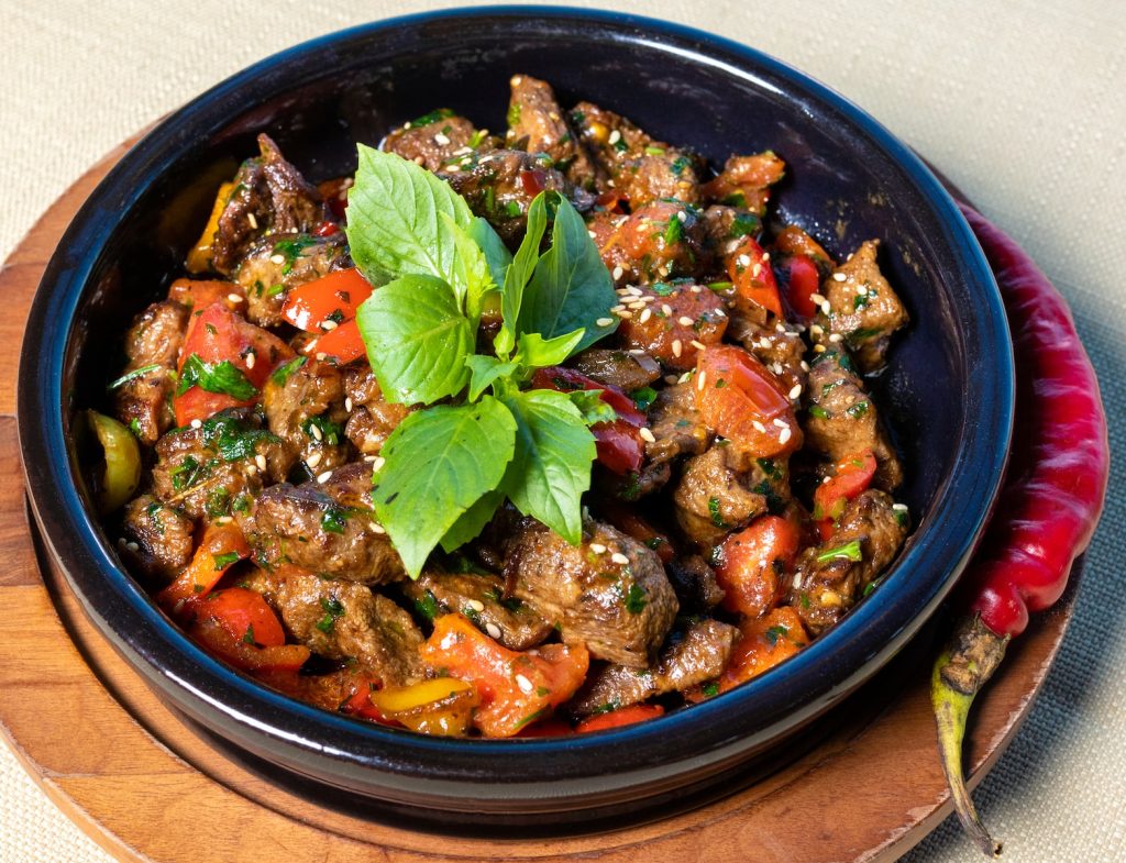 Recette du Bœuf mariné, vinaigrette asiatique Plare