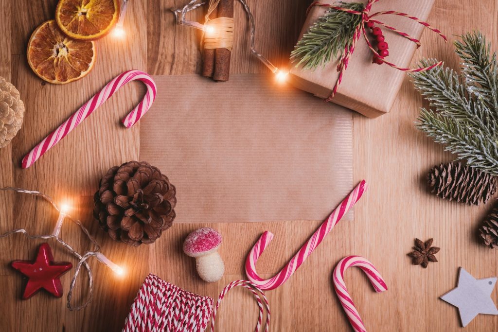 Top décoration centre de table Noel DIY
