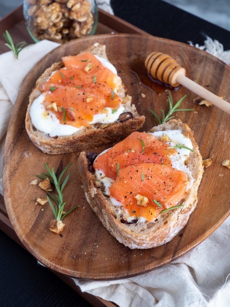 Recette du Saumon fumé toast