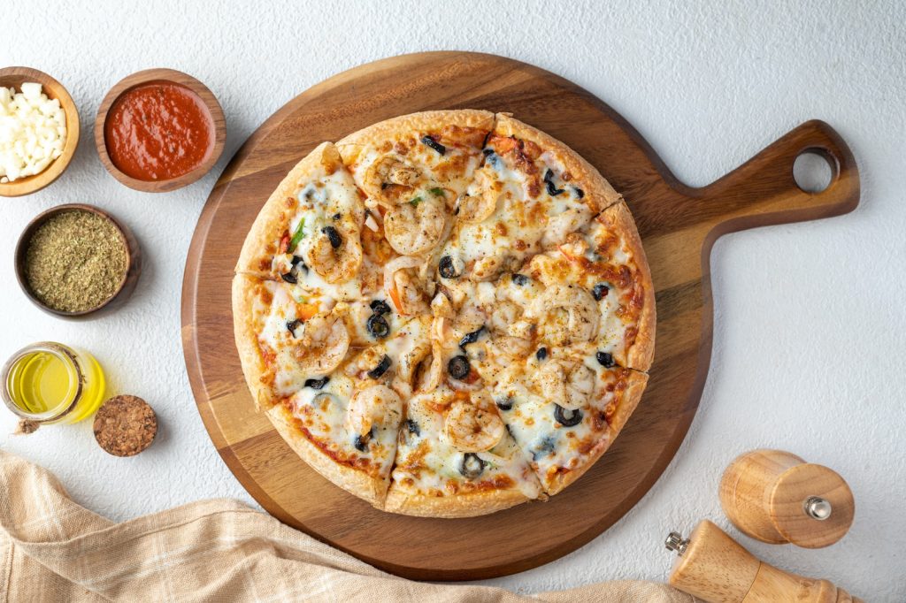 Fruits de mer poisson Top 101 meilleures idées de garnitures de Pizza