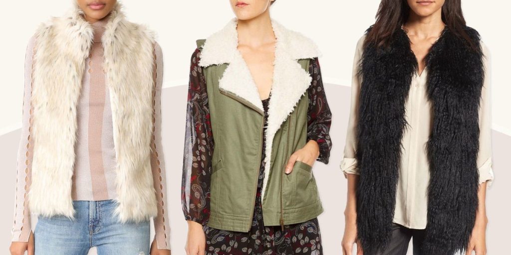 un manteau en fausse fourrure