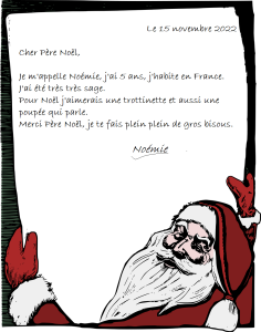 lettre pere noel - plare.