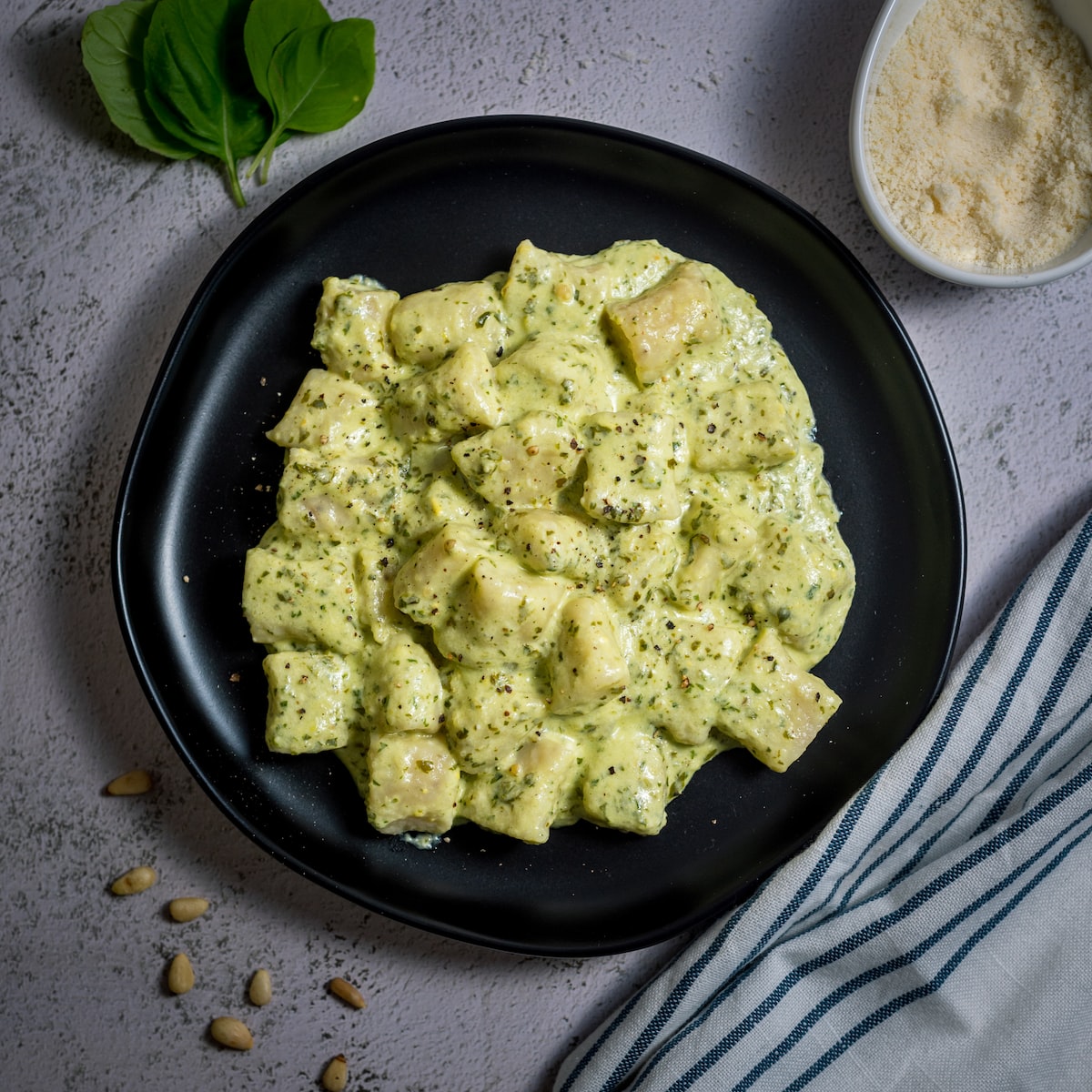 Recette du Gratin de gnocchis à la mozzarella