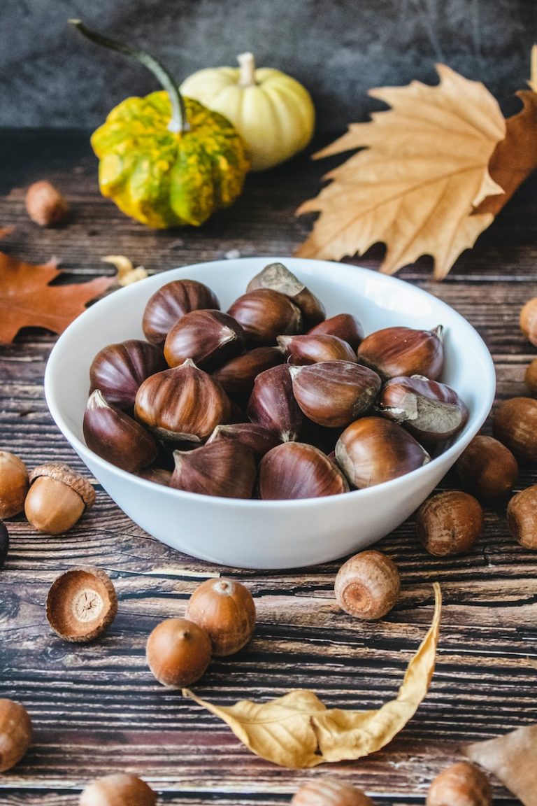 recette Châtaignes au four