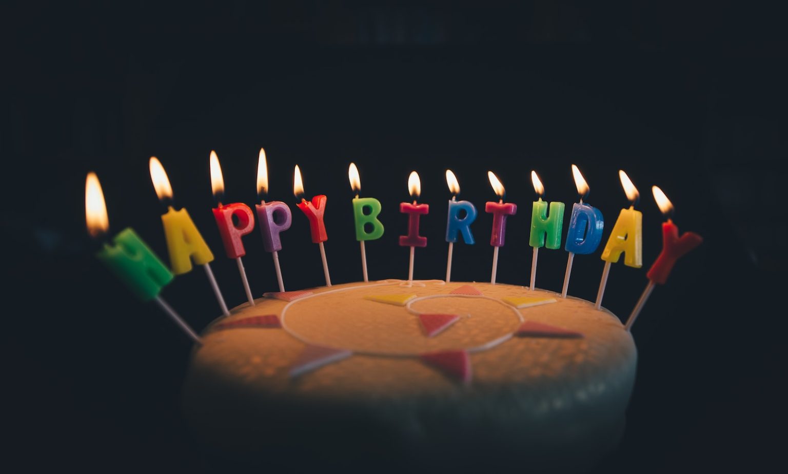 7 astuces pour organiser la fête d’anniversaire parfaite : Un guide complet round fondant cake with happy birthday candle