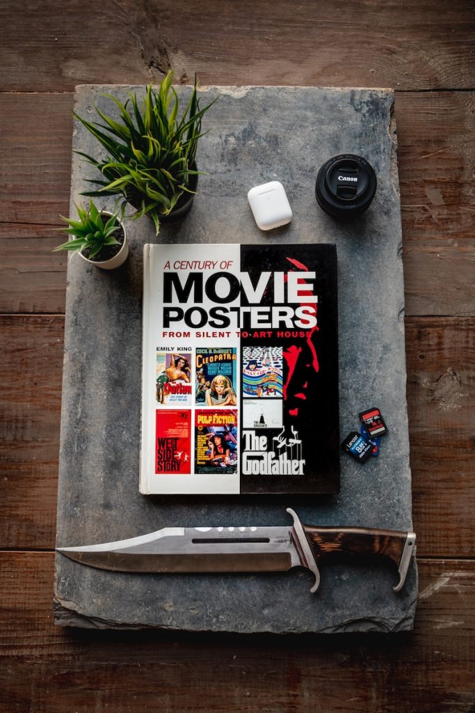 flatlay items on stone slab