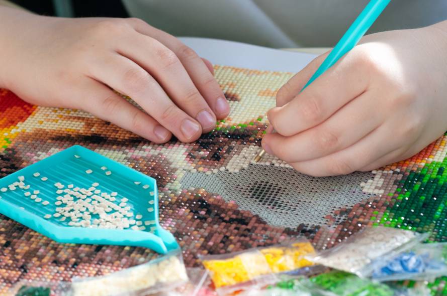 broderie diamant loisir créatif activité manuelle