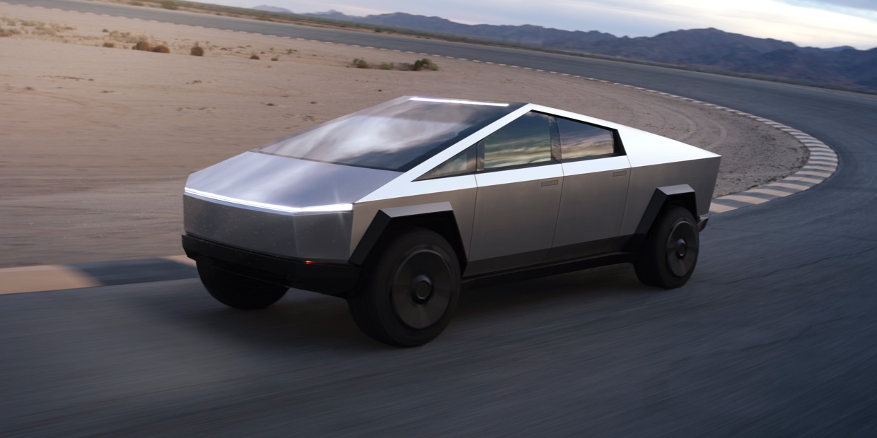 Tesla cybertruck - plare.