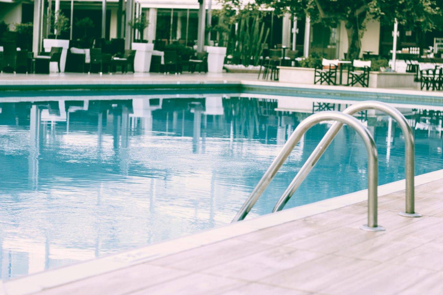 swimming pool near buildings
