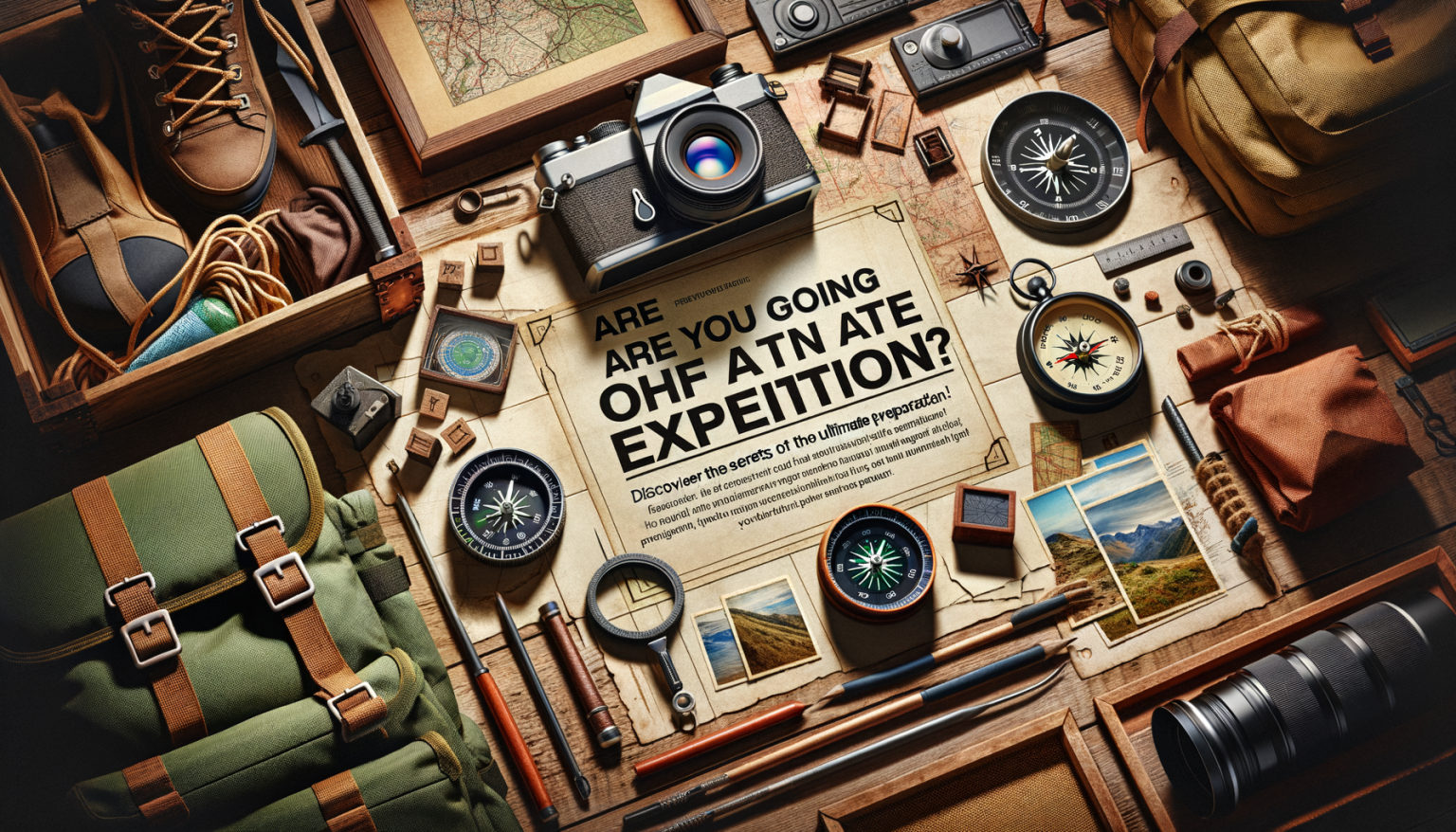 Partez-vous en expédition ? Découvrez les secrets de la préparation ultime !