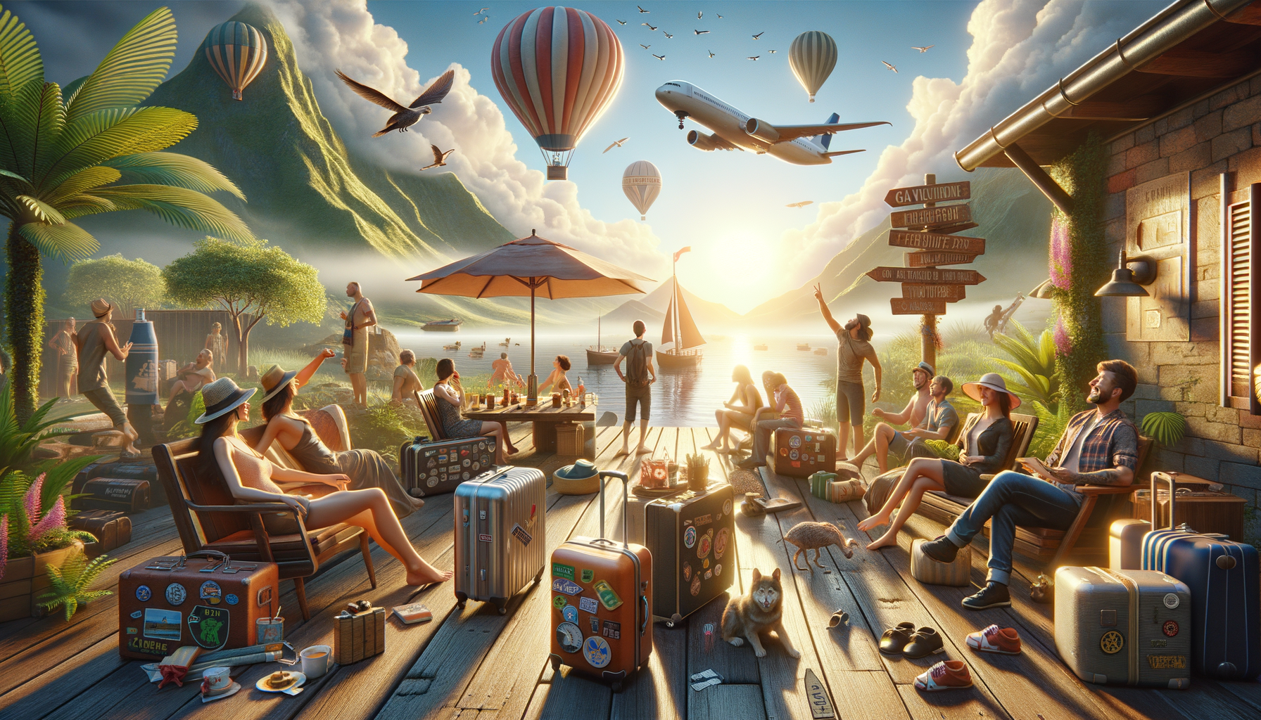 Partir en vacances la cle du bonheur - plare.