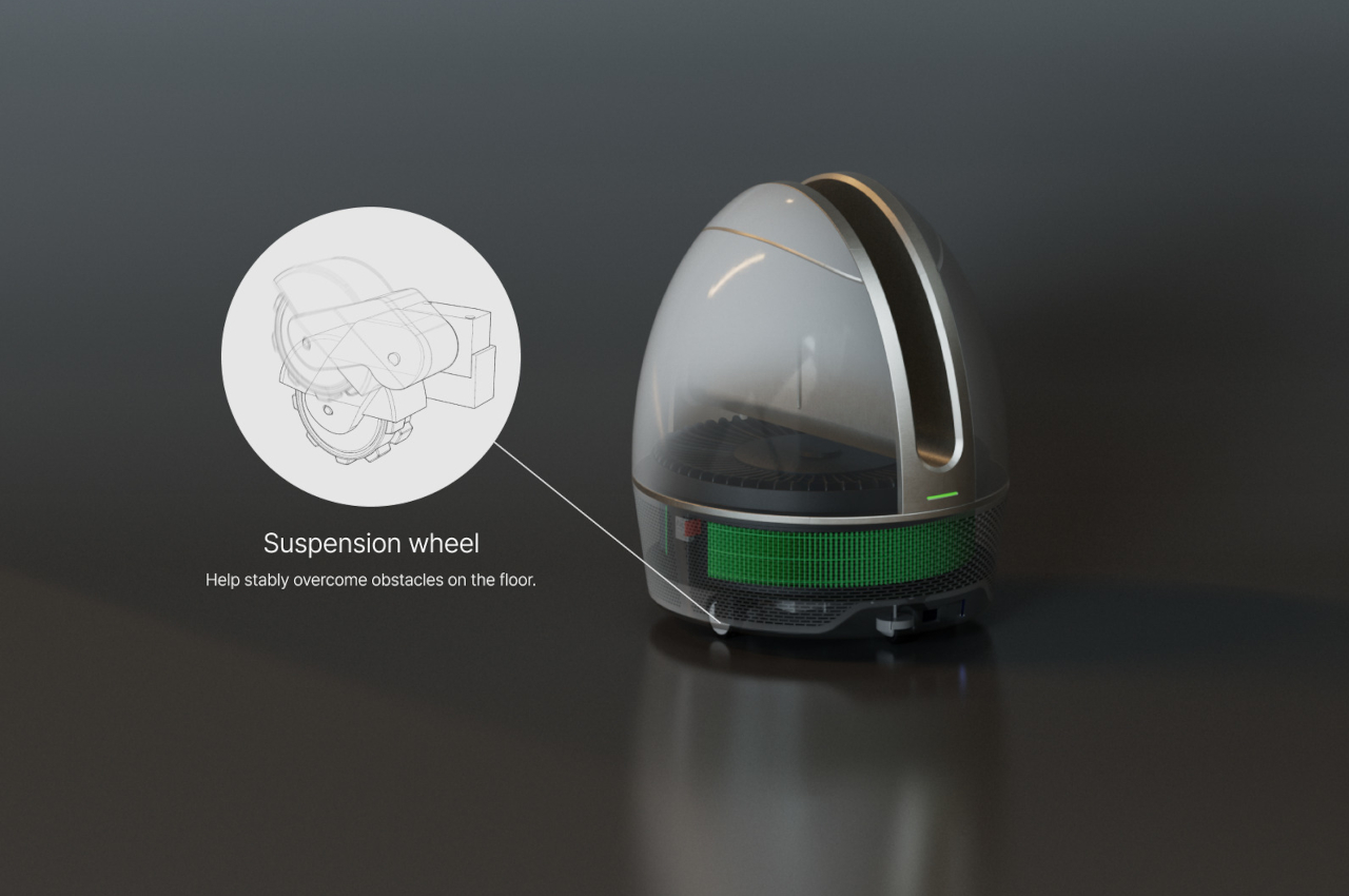 1714058487 778 Un robot purificateur dair elegant et autonome peut se rendre - plare.