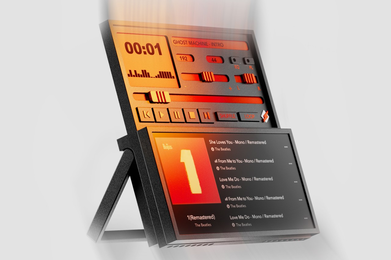 1714257134 653 Le concept de lecteur multimedia modulaire transpose le design emblematique - plare.