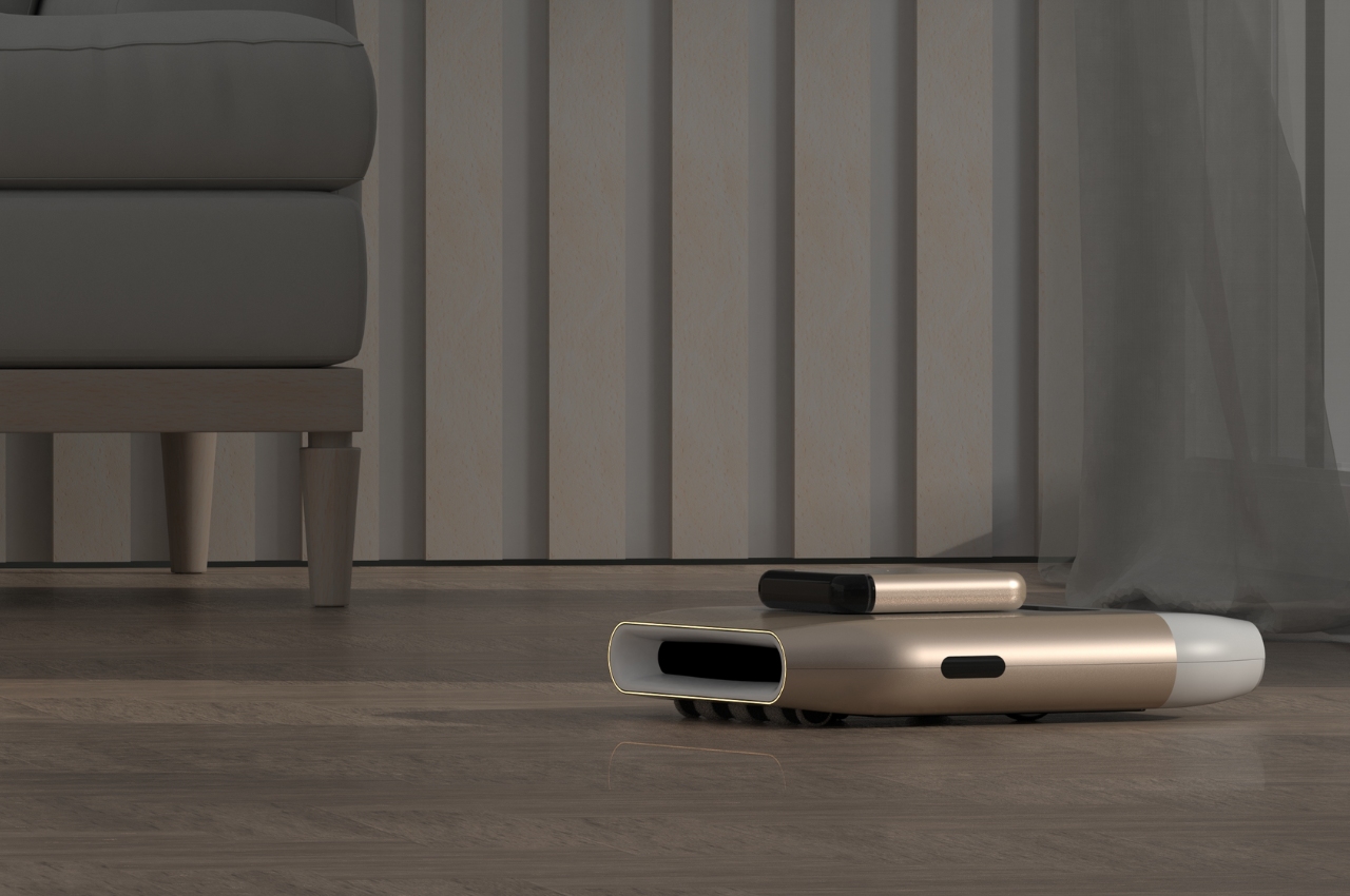 Le concept daspirateur robot a intelligence artificielle apporte de lintelligence - plare.