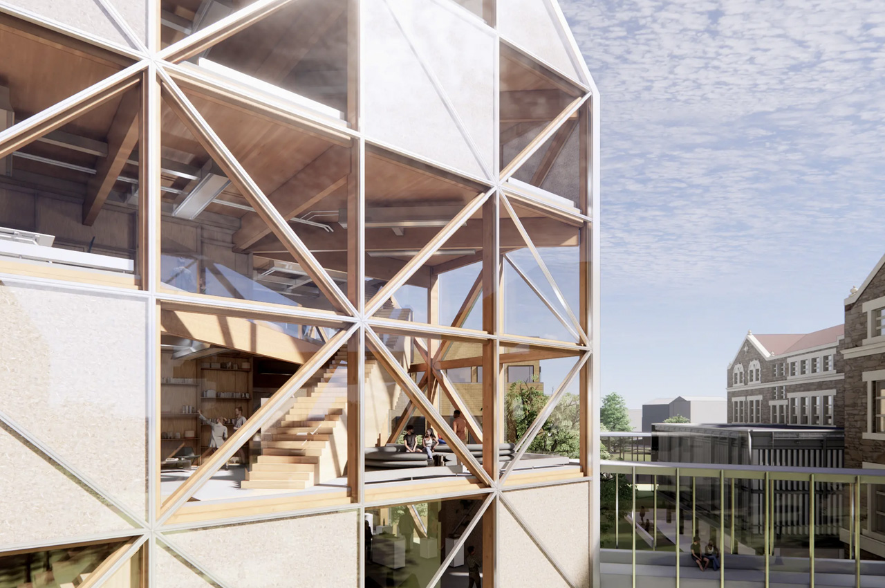 1714602764 74 BIG concoit une ecole en bois qui fusionne le bois - plare.
