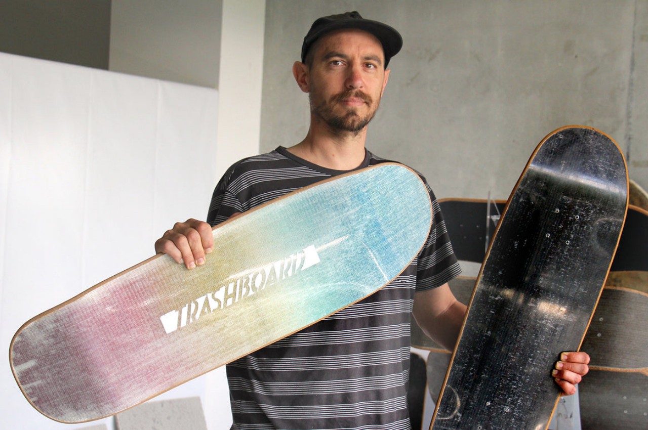 1715174741 156 Trashboard est un skateboard plus durable qui utilise du carbone - plare.