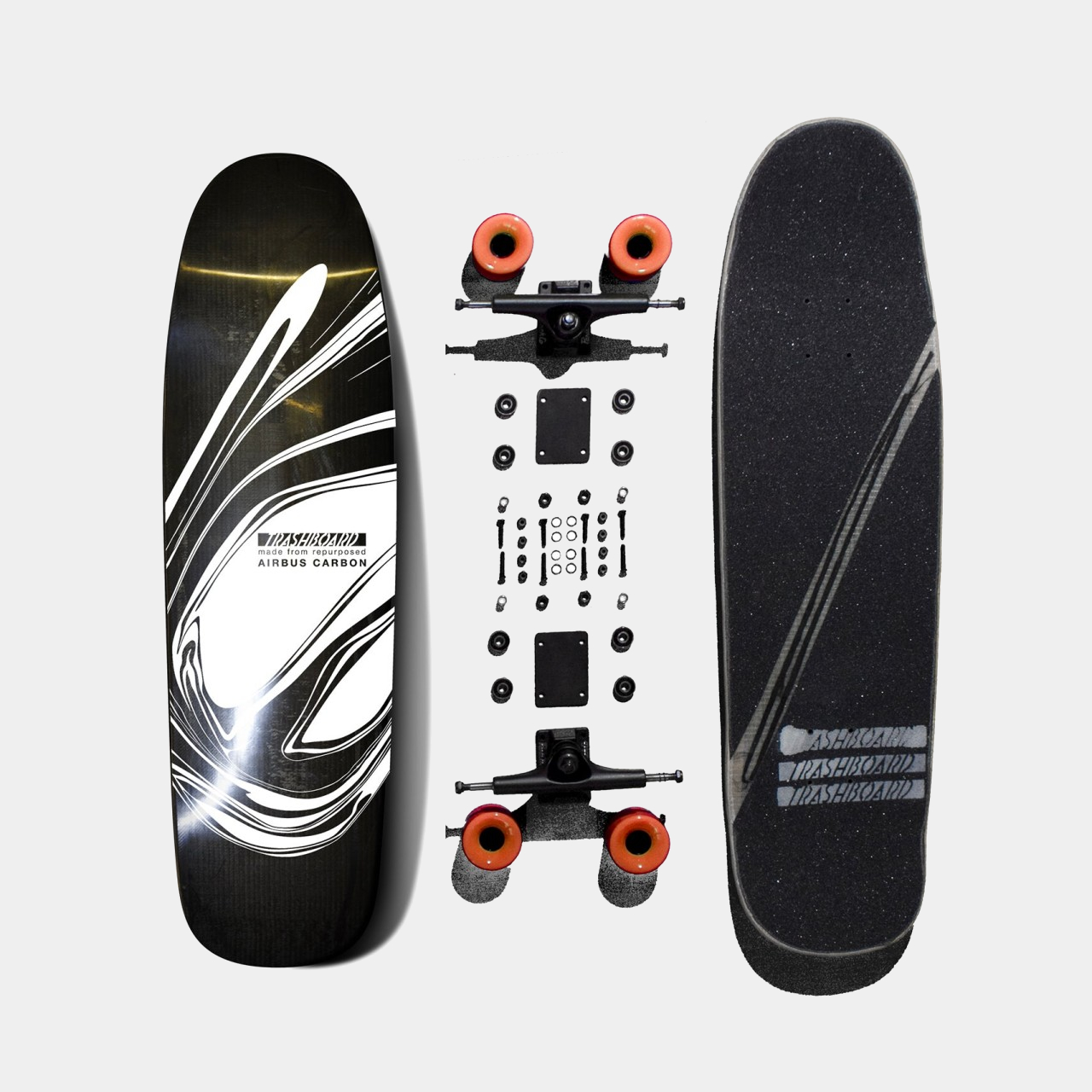 1715174746 118 Trashboard est un skateboard plus durable qui utilise du carbone - plare.
