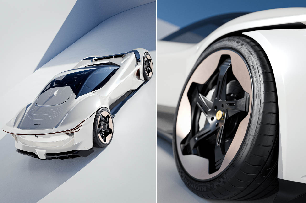 1716232777 599 Le concept electrique Ferrari Alto ANGEL est un roadster fluide - plare.