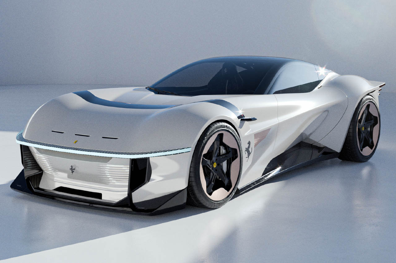 1716232778 132 Le concept electrique Ferrari Alto ANGEL est un roadster fluide - plare.