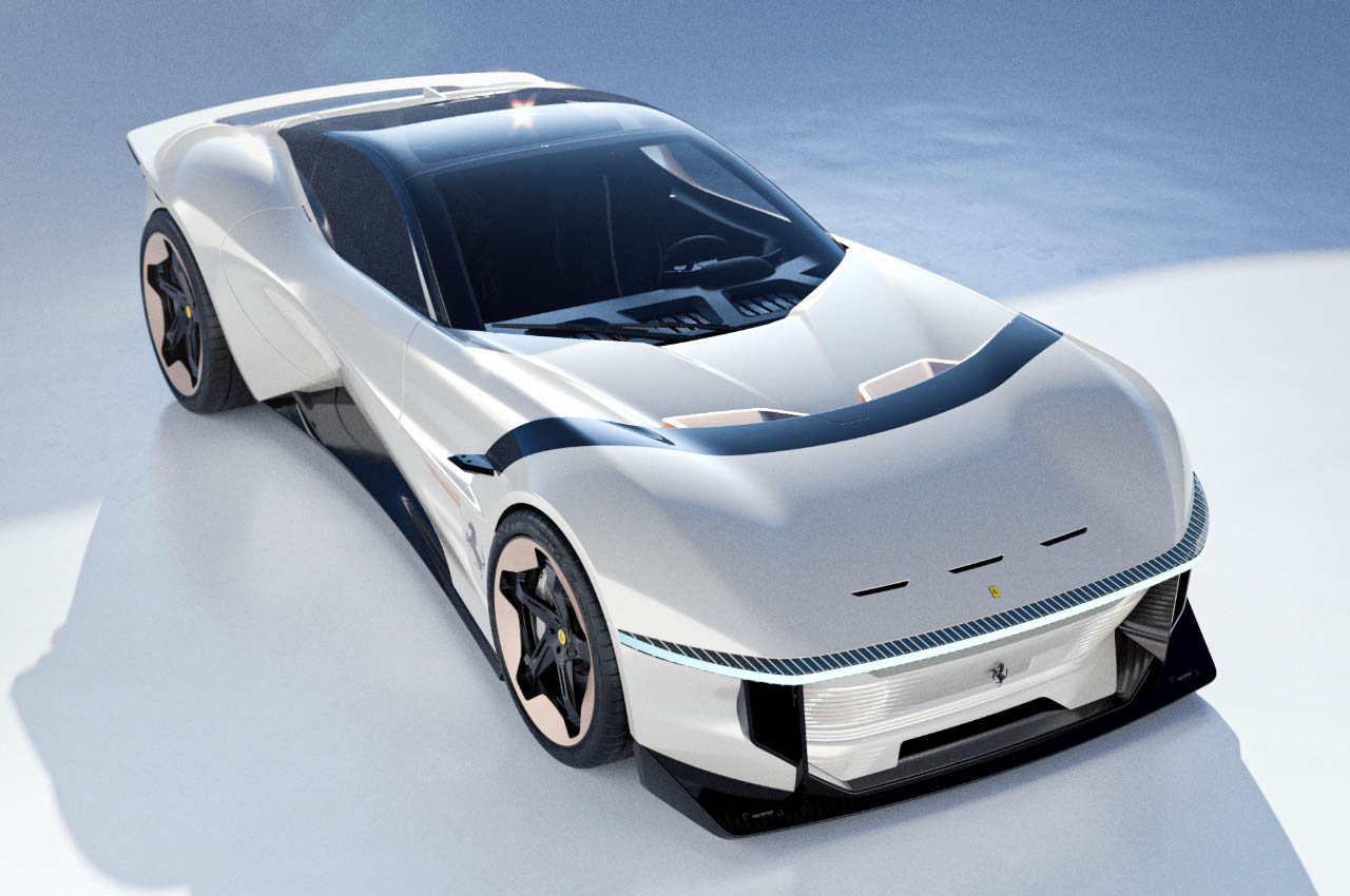 1716232779 127 Le concept electrique Ferrari Alto ANGEL est un roadster fluide - plare.
