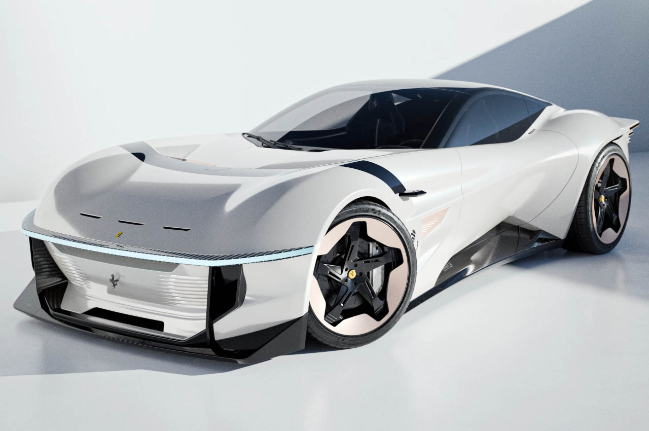1716232782 696 Le concept electrique Ferrari Alto ANGEL est un roadster fluide - plare.