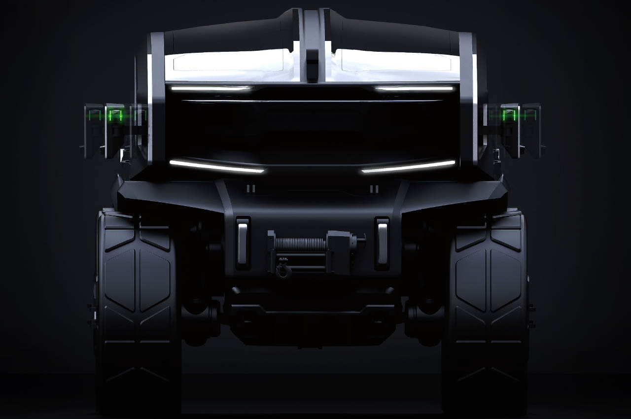 1716680388 825 Ce camion inspire du Scorpion est dote dune plate forme - plare.