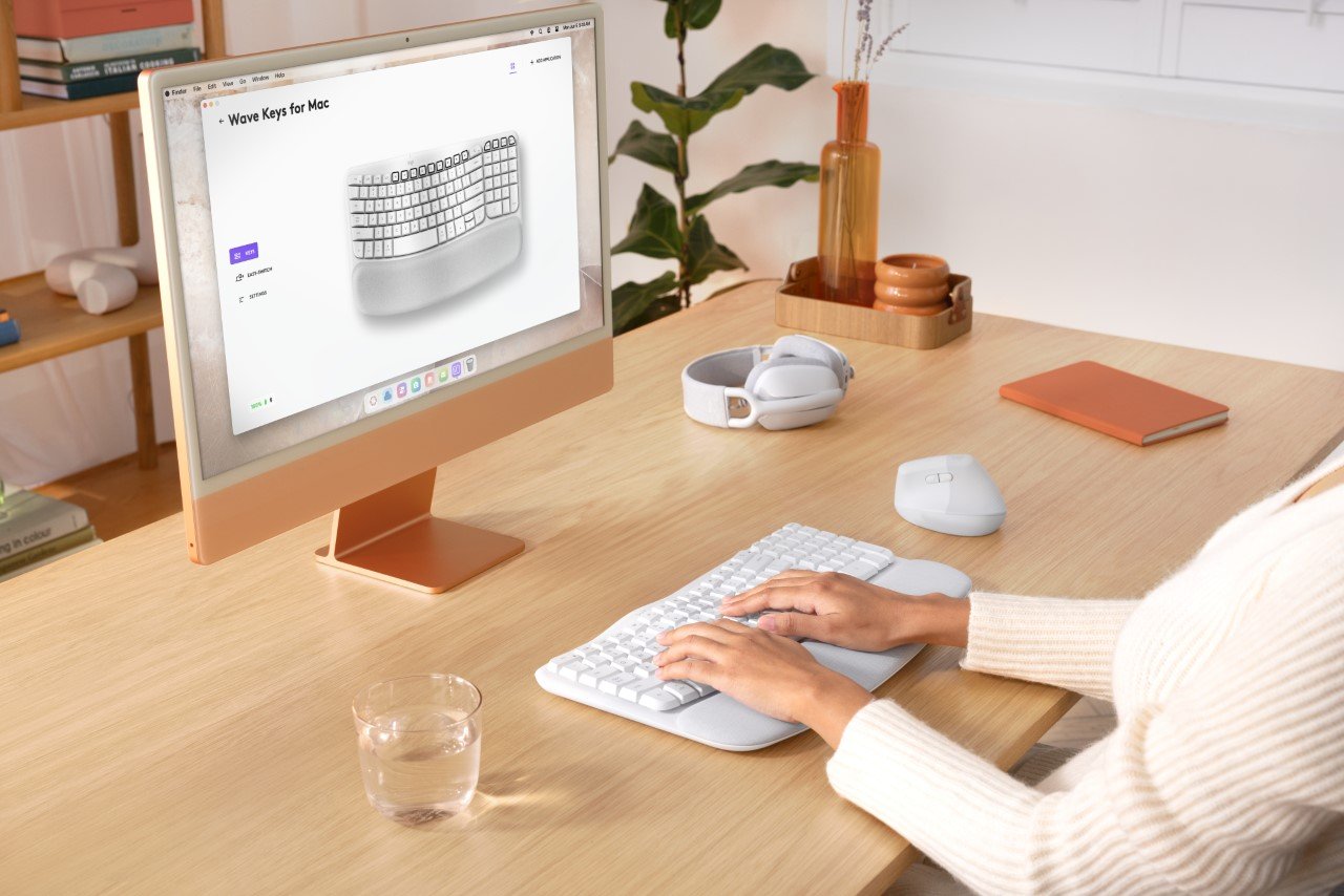 1717052843 558 Logitech presente Wave Keys pour Mac clavier ergonomique pour - plare.
