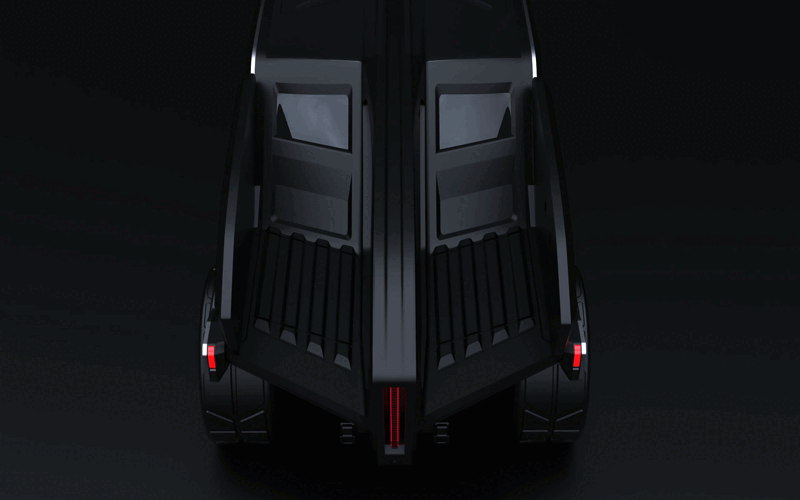 Ce camion inspire du Scorpion est dote dune plate forme - plare.