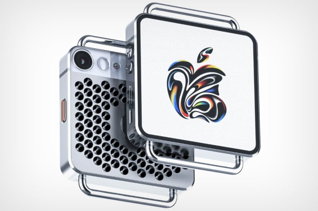 Le concept de l’iPhone 16S imite le format du Lapin R1 pour réaffirmer qu’un téléphone est l’ultime appareil d’IA de poche