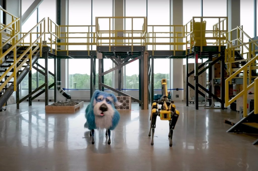 Boston Dynamics : Sparkles est la version cosplay de Spot pour présenter le logiciel Choreographer.