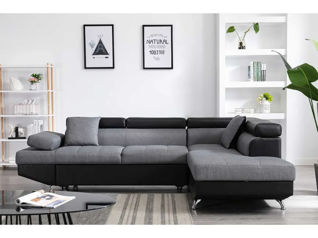 canape convertible lorenzo droit - plare.